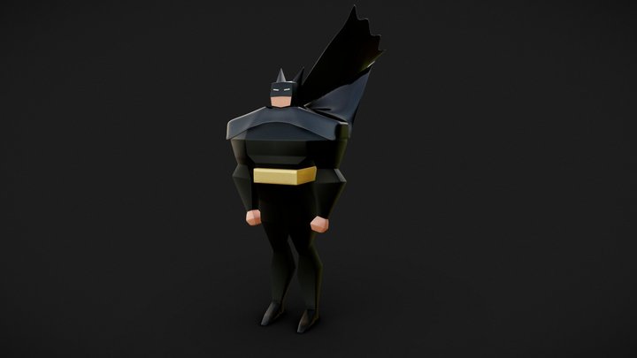 Bat Man 3D Model