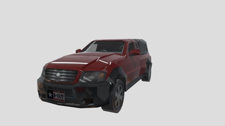 camper shell pickup (burnout 3) – Modelo 3D gratuito STL