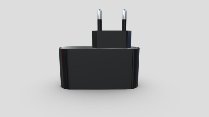 3D Model of mobile phone charger IMU - 05
