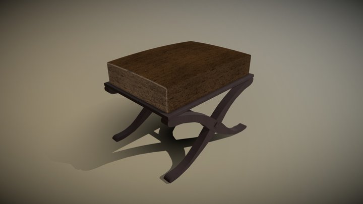 Helper Stool 3D Model