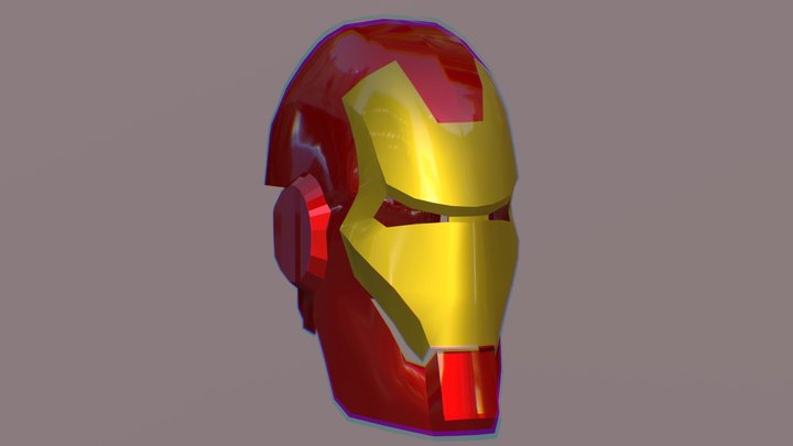 Iron Man helmet 3D Model