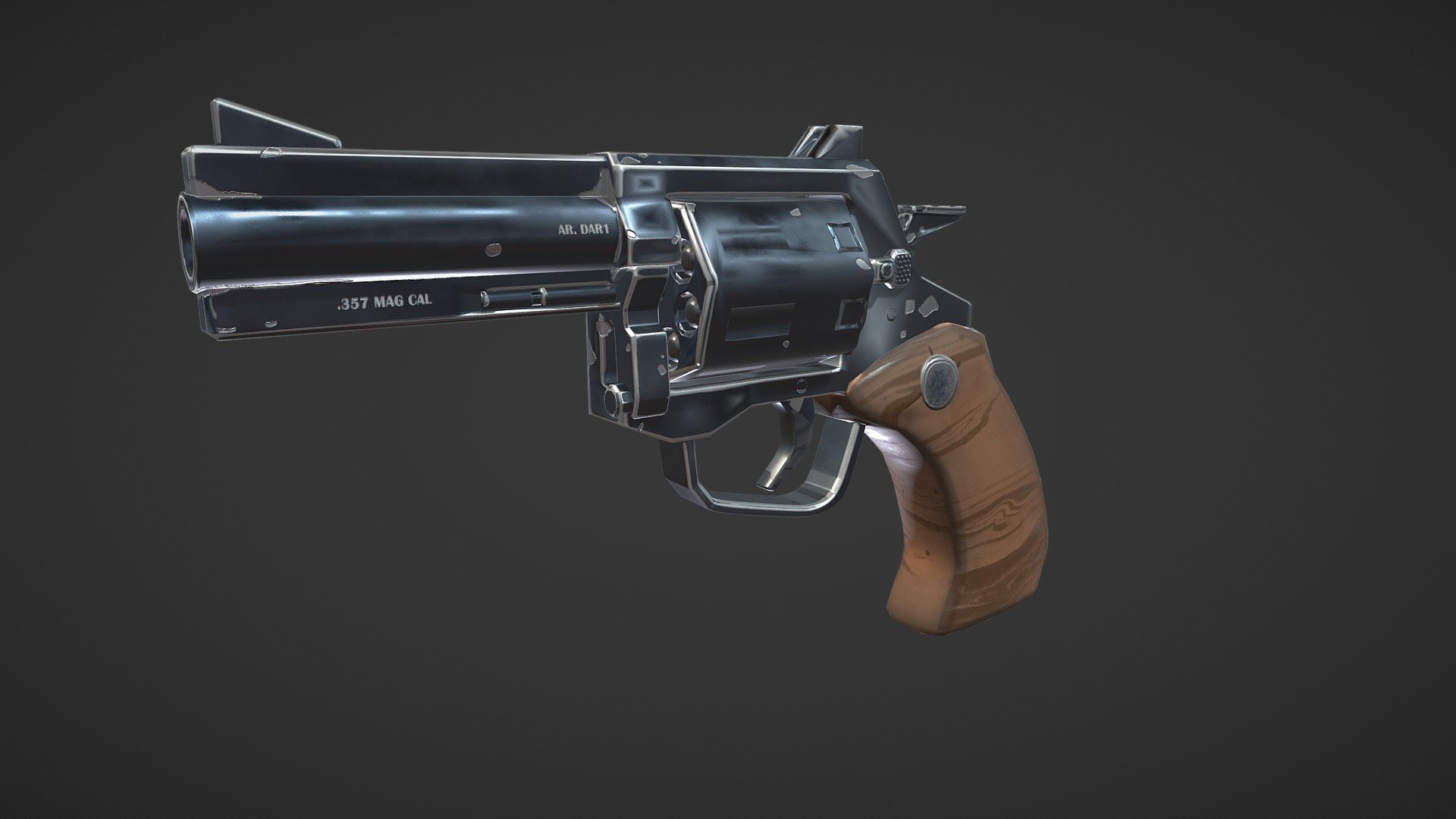 AR - DAR1 - Double Action Pistol - Download Free 3D model by ...