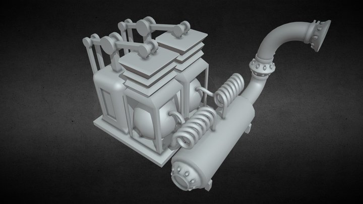 Pump mechanism 3D Model