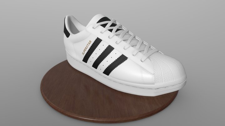 Adidas - Superstar Shoes 3D Model