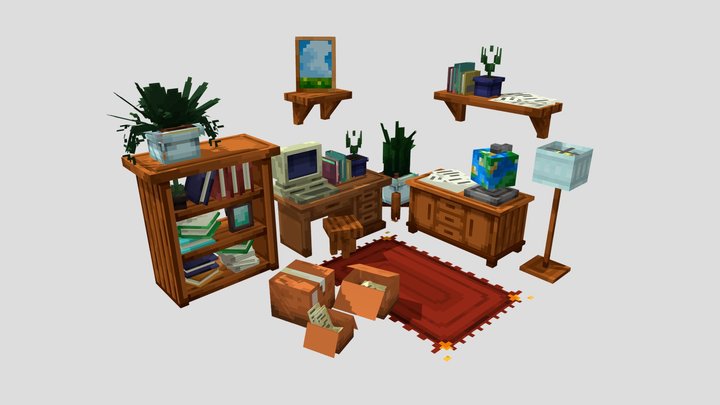 Old Antique Room 3D Model