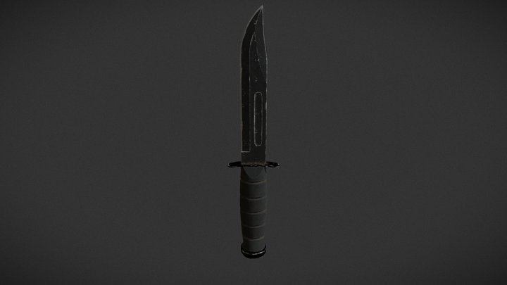 Knife Low 3D Model