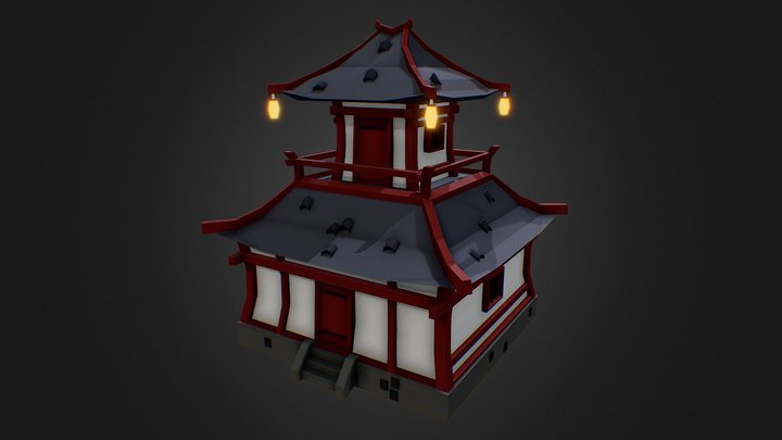 Japan House 2 3D Model