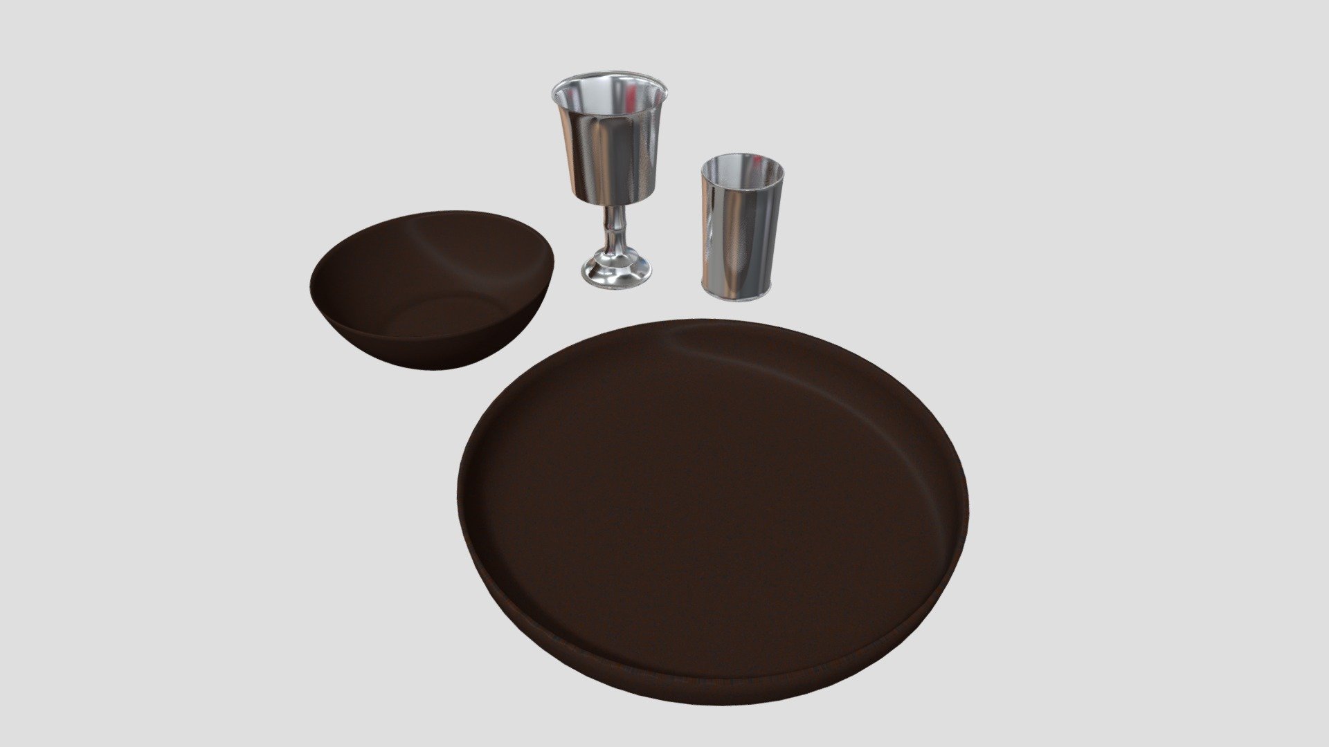 Plates and cup