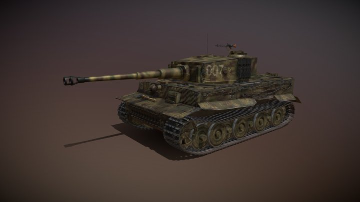 Tiger-tank 3D models - Sketchfab