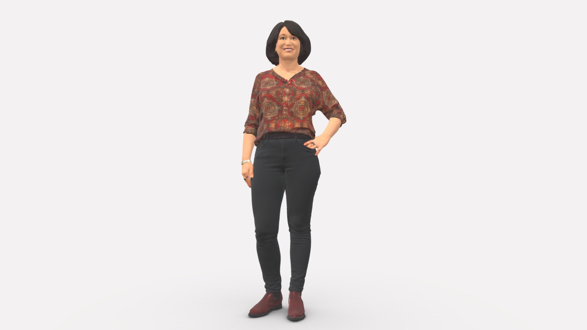 Woman posed 0219 - Buy Royalty Free 3D model by 3DFarm [a623b1a ...