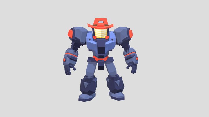 Transformer Cowboy 3D Model
