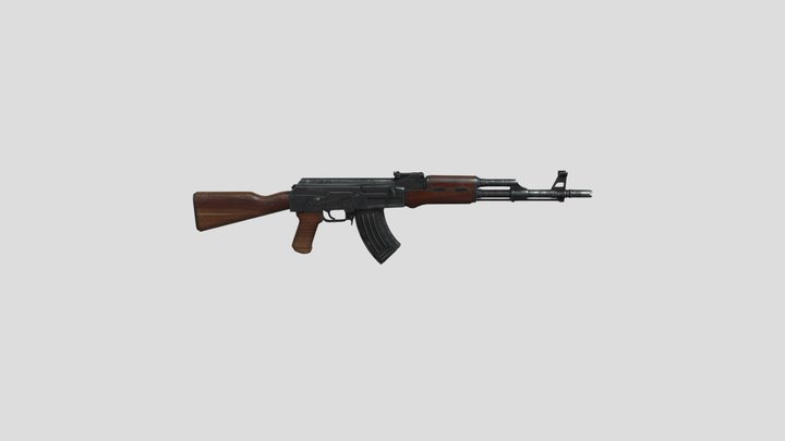 Free ak47 3D Model