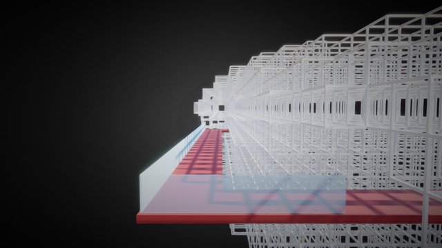 Cloud Bridge 3D Model