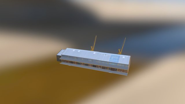 Hangar 106 Rouen 3D Model