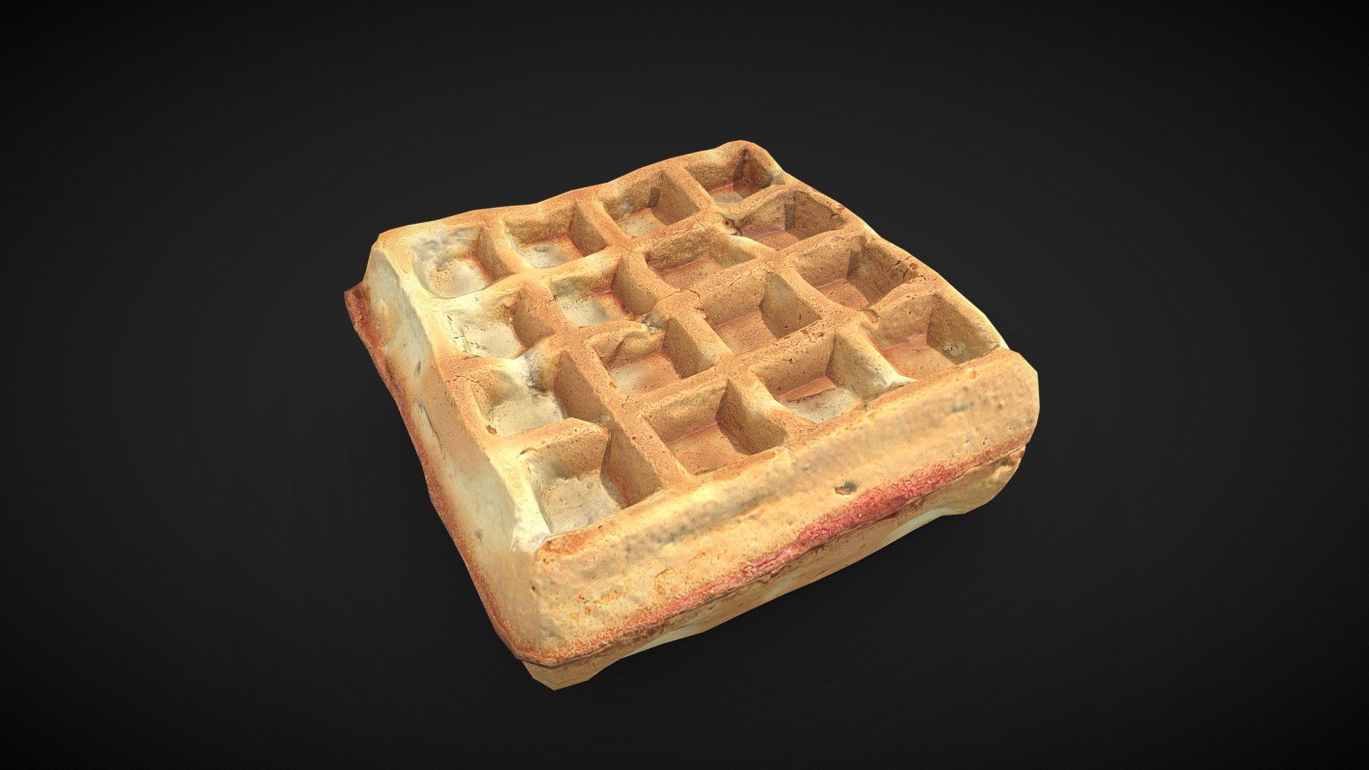 Waffle Вафля Download Free 3D model by hoxsvl.scan [a6285a9