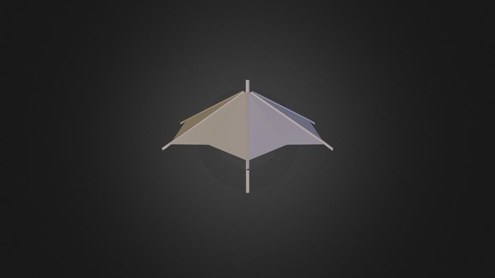 Umbrella - Low Poly 3D Model