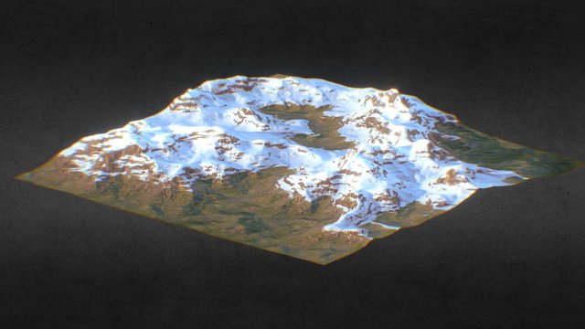 Moutain landscape 3D Model