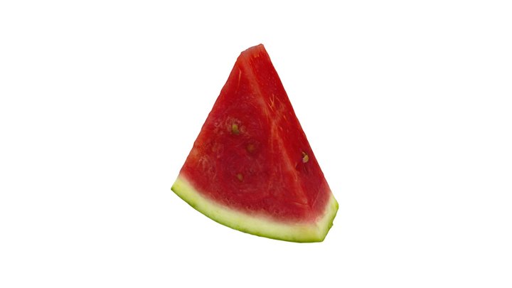 Watermelon Slice #1 3D Model