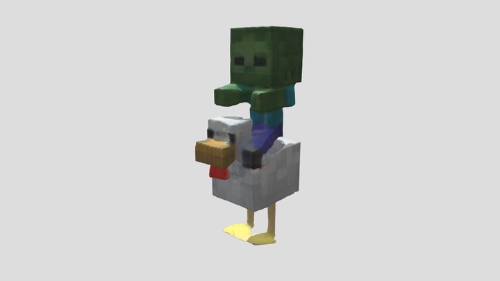 Chicken jokey 3D Model
