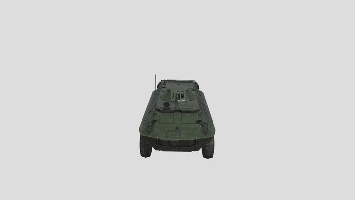 BTR-60PAI 3D Model
