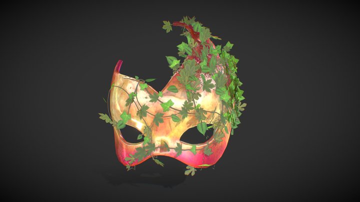 Party Ivy Mask 3D Model