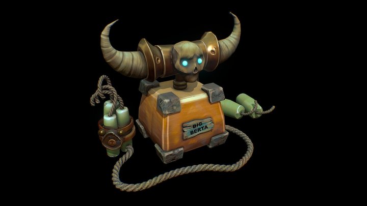 DAE Stylized Creation - PlungerDetonator 3D Model