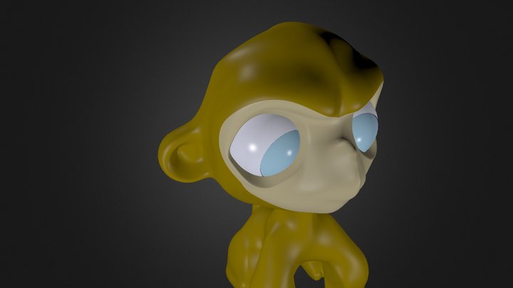Evil Monkey 3D Model