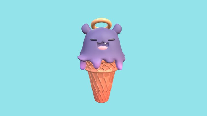 Tako Ice Cream 3D Model