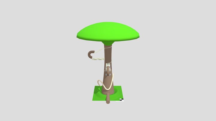 Marble Madness Course - Tree - Andrew Bushok 3D Model
