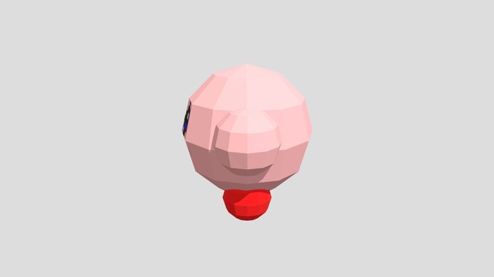 Mad Kirby 3D Model