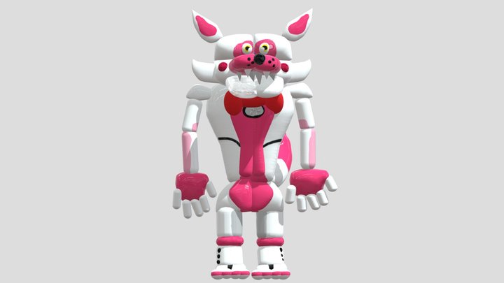 Funtime Foxy re-designed by Moodzilla 3D Model