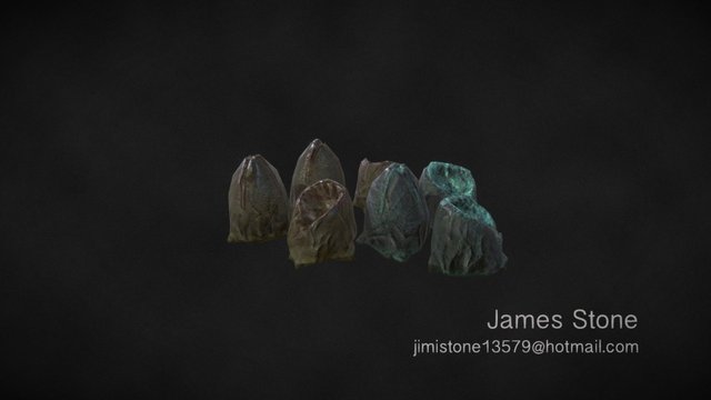 Alien Eggs 3D Model