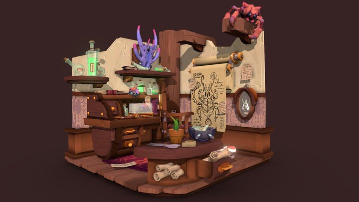 DAE Crib - The Entomologist 3D Model