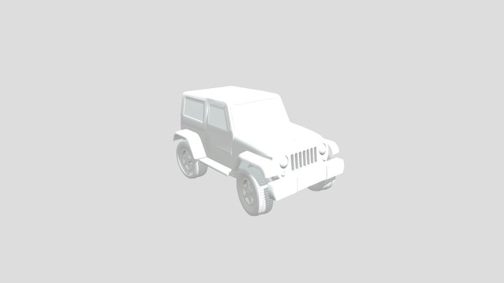 3D Jeep Model 3D Model
