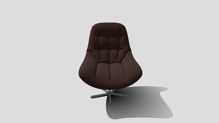 Leather Chair 3D Model