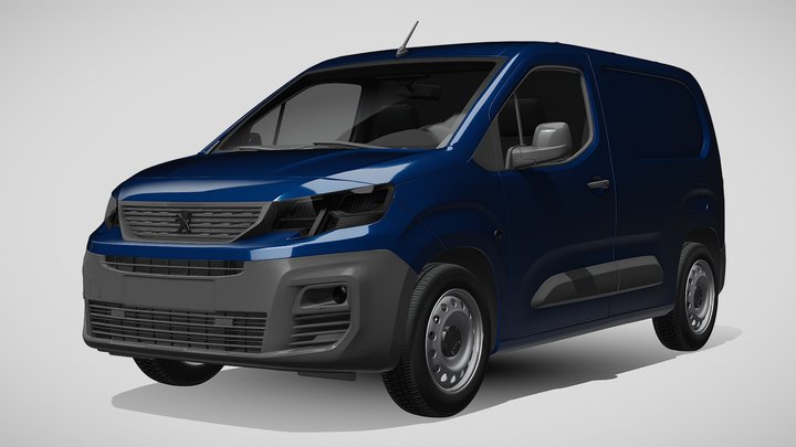 Peugeot E Partner Van SWB 2022 3D Model