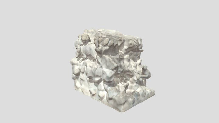 Farnesischer Stier - Bodenplatte (G 661) 3D Model