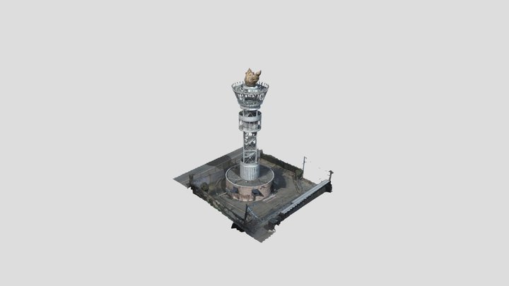 Atlanta's Olympic Torch Tower 3D Model