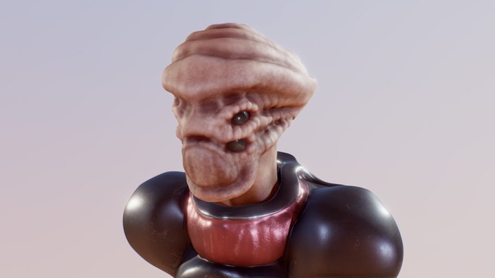 Sculpting Test - Alien 3D Model