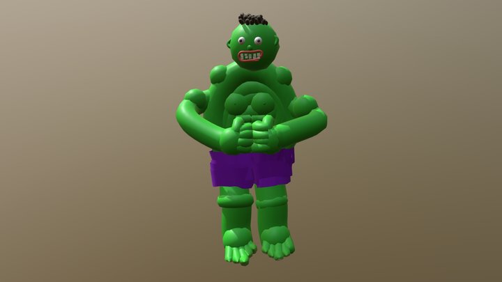 The Incredible Hulk 3D Model