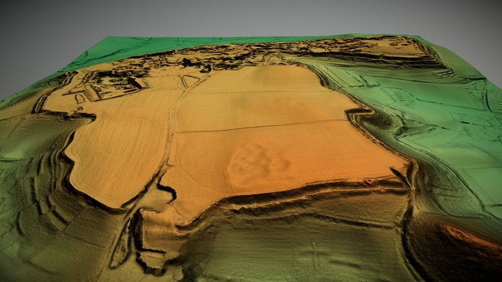 Ham Hill, Somerset (UK) – Kostenloses 3D-Modell STL