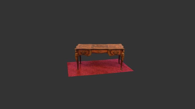 Phi Hall Desk 3D Model
