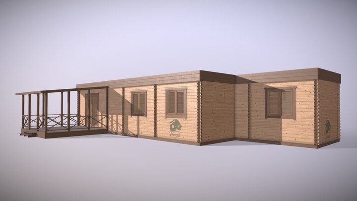 Большой дом 3D Model