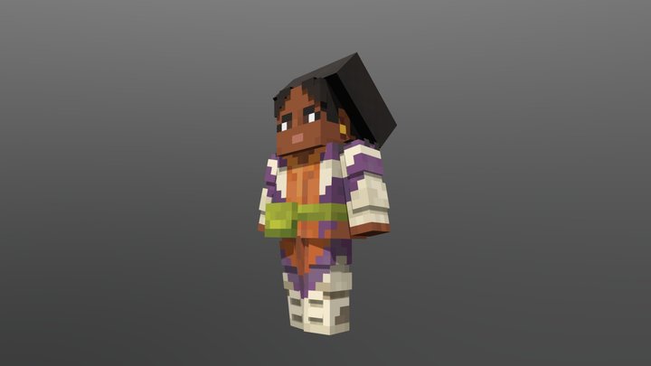 Dawn from "a minecraft movie" 3D Model