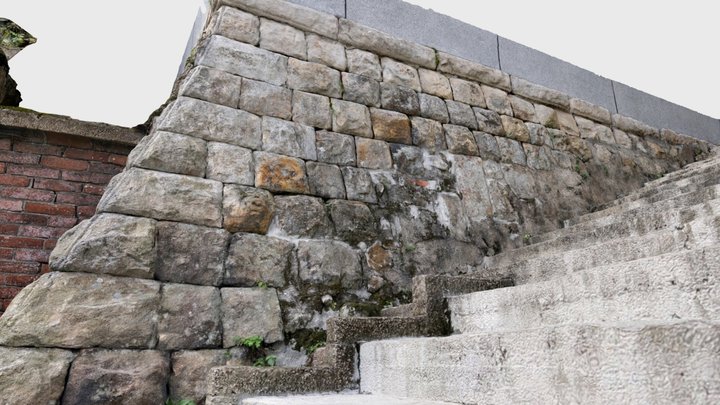 淡水日本警官宿舍 駁坎 Japanese Police Officer Dormitory 3D Model