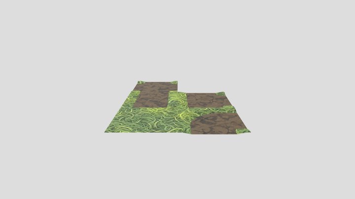 Modular: Garden Path 3D Model