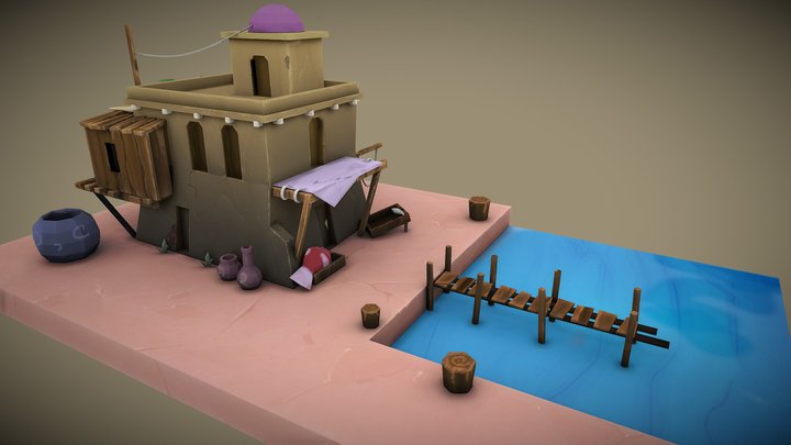 Harbour House 3D Model