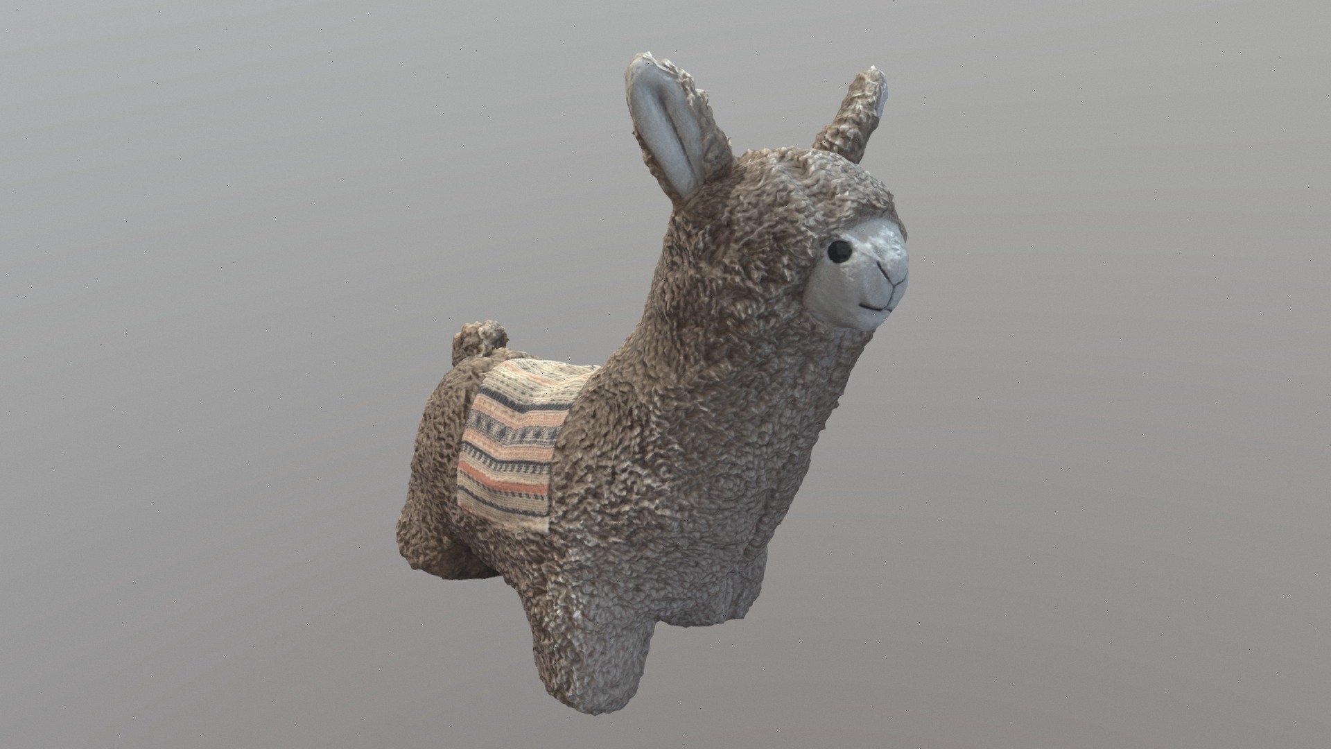 Alpaca Plushie Doorstop Processed Photoscan Download Free 3D Model Alpaca Plushie Doorstop Processed Photoscan Download Free 3D Model