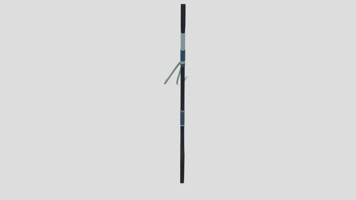 Wooden Oar Asset 3D Model
