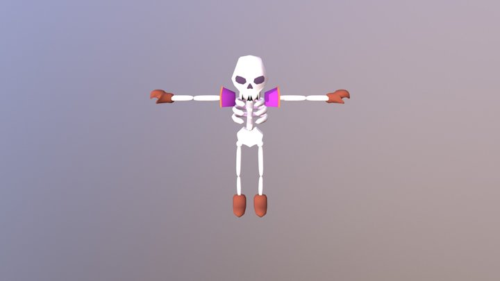 Skull warrior 3D Model